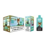 Airmez Fox 4-in-1 120K Puffs – zařízení a originální balení v tyrkysové edici