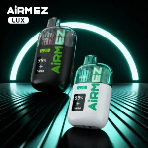 Airmez Lux 60K Puffs – detail šasi v edicích Cherry Cola a Love 66